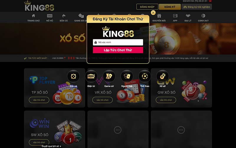 Những chiến thuật hay khi chơi game xổ số king88