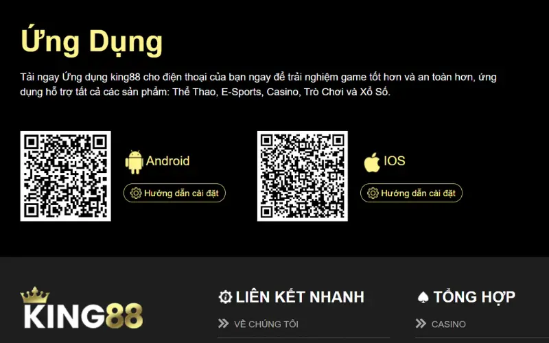 Những lợi ích hấp dẫn khi bạn tải app King88?